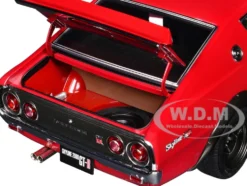 Nissan Skyline 2000GT-R (KPGC110) Tuned Version RHD (Right Hand Drive) Red 1/18 Model Car by Autoart
