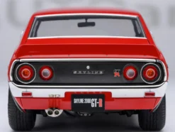 Nissan Skyline 2000GT-R (KPGC110) Tuned Version RHD (Right Hand Drive) Red 1/18 Model Car by Autoart