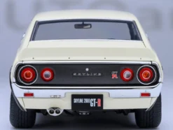Nissan Skyline 2000GT-R (KPGC110) Tuned Version RHD (Right Hand Drive) White 1/18 Model Car by Autoart