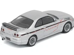 Nissan Skyline GT-R N1 (R33) RHD (Right Hand Drive) "Tuned by Mine's" Silver 1/64 Diecast Model Car by Inno Models