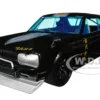 1971 Nissan Skyline GT R RHD Right Hand Drive Black with Silver Stripe and Mikey Diecast Figure Tokyo Revengers 2021 TV Series "Anime Hollywood Rides Series 1/24 Diecast Model Car Jada 34698