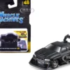 1999 Nissan Skyline GT-R (R34) #5 "Liberty Walk" Matt Black 1/64 Diecast Model Car by Muscle Machines