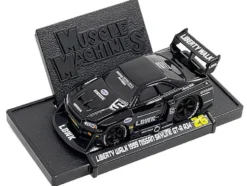 1999 Nissan Skyline GT-R (R34) #5 "Liberty Walk" Black 1/64 Diecast Model Car by Muscle Machines