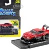 1999 Nissan Skyline GT R R34 #5 Liberty Walk Red and Black 1/64 Diecast Model Car Muscle Machines 15566RD