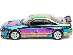 Nissan Skyline GT-R (R33) Nismo 400R RHD (Right Hand Drive) Chameleon "Tokyo Auto Salon Kuala Lumpur First Edition" 1/64 Diecast Model Car by Inno Models