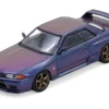 Nissan Skyline GT-R (R32) RHD (Right Hand Drive) Midnight Purple Metallic "Australian Special Edition" 1/64 Diecast Model Car by Inno Models