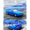 Nissan Skyline GT R R33 RHD Right Hand Drive Blue LM Limited 1/64 Diecast Model Car Inno Models IN64-R33-LMLTD