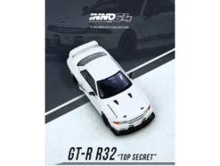 Nissan Skyline "Top Secret" (VR32) GT-R RHD (Right Hand Drive) White 1/64 Diecast Model Car by Inno Models