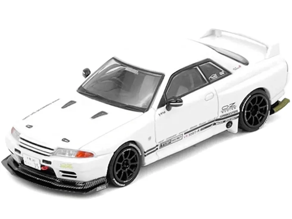 Nissan Skyline "Top Secret" (VR32) GT-R RHD (Right Hand Drive) White 1/64 Diecast Model Car by Inno Models