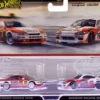 Nissan 240SX (S14) RHD (Right Hand Drive) #19 Red and White and Nissan Silvia (S15) RHD (Right Hand Drive) Red and White "Car Culture" Set of 2 Cars Diecast Model Cars by Hot Wheels