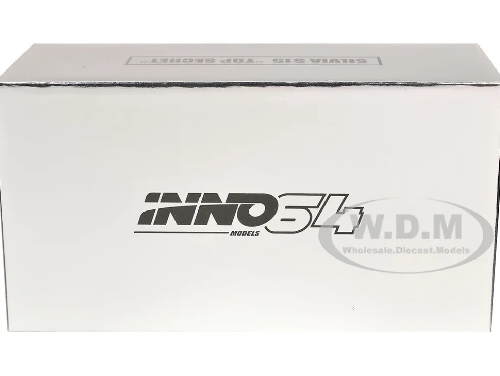 Nissan "Top Secret" Silvia (S15) RHD (Right Hand Drive) Chrome with Carbon Hood "Tokyo Auto Salon Kuala Lumpur 2025 Event Edition" 1/64 Diecast Model Car by Inno Models