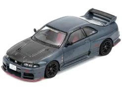 Nissan Top Secret Skyline GT-R (BCNR33) RHD (Right Hand Drive) Stealth Gray with Carbon Hood