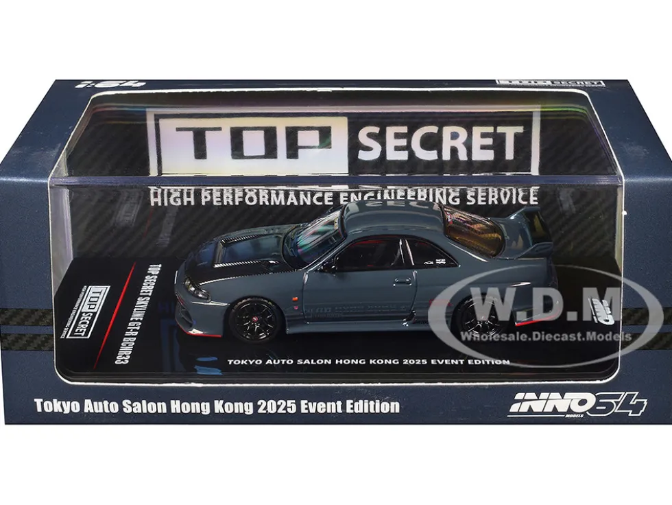Nissan Top Secret "Tokyo Auto Salon Hong Kong 2025 Event Edition" Set of 2 Pieces 1/64 Diecast Model Cars by Inno Models