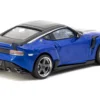 Nissan VeilSide FFZ400 Fairlady Z RHD (Right Hand Drive) Blue Metallic with Black Top "Global64" Series 1/64 Diecast Model by Tarmac Works