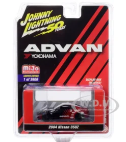 2004 Nissan 350Z ADVAN Yokohama Johnny Lightning 50th Anniversary Limited Edition 3600 pieces Worldwide 1/64 Diecast Model Car Johnny Lightning JLCP7241