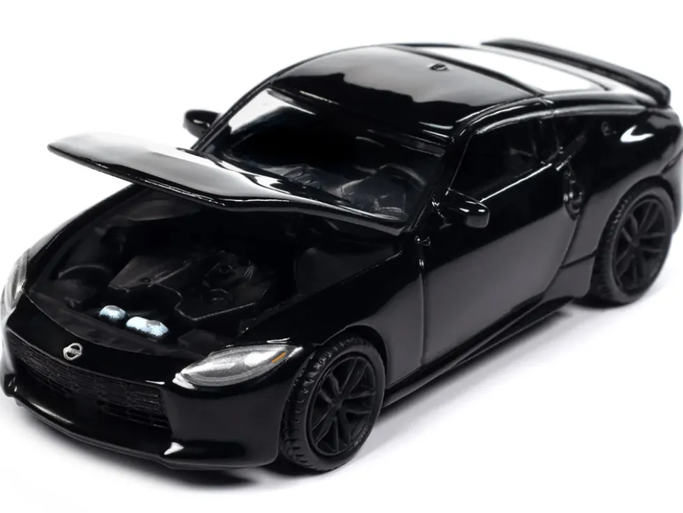 2023 Nissan Z Black Diamond "Import Legends" Series 1/64 Diecast Model Car by Auto World
