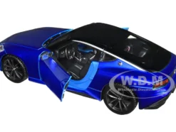 2023 Nissan Z Blue Metallic with Black Top Special Edition Series 1/24 Diecast Model Car Maisto 32904BL
