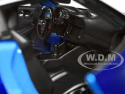 2023 Nissan Z Blue Metallic with Black Top Special Edition Series 1/24 Diecast Model Car Maisto 32904BL