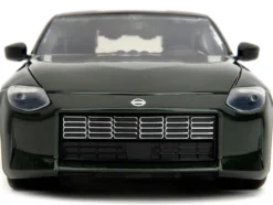 2023 Nissan Z Dark Green Metallic with Black Top Fast X 2023 Movie Fast & Furious Series 1/24 Diecast Model Car Jada 34791