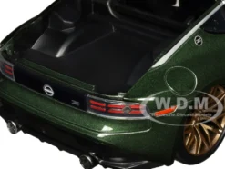 2023 Nissan Z Dark Green Metallic with Black Top Fast X 2023 Movie Fast & Furious Series 1/24 Diecast Model Car Jada 34791