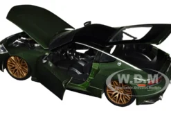 2023 Nissan Z Dark Green Metallic with Black Top Fast X 2023 Movie Fast & Furious Series 1/24 Diecast Model Car Jada 34791
