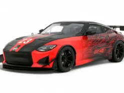 2022 Nissan Z GT4 #23 Black with Red Graphics "2022 SEMA Show" 1/18 Model Car by Otto Mobile