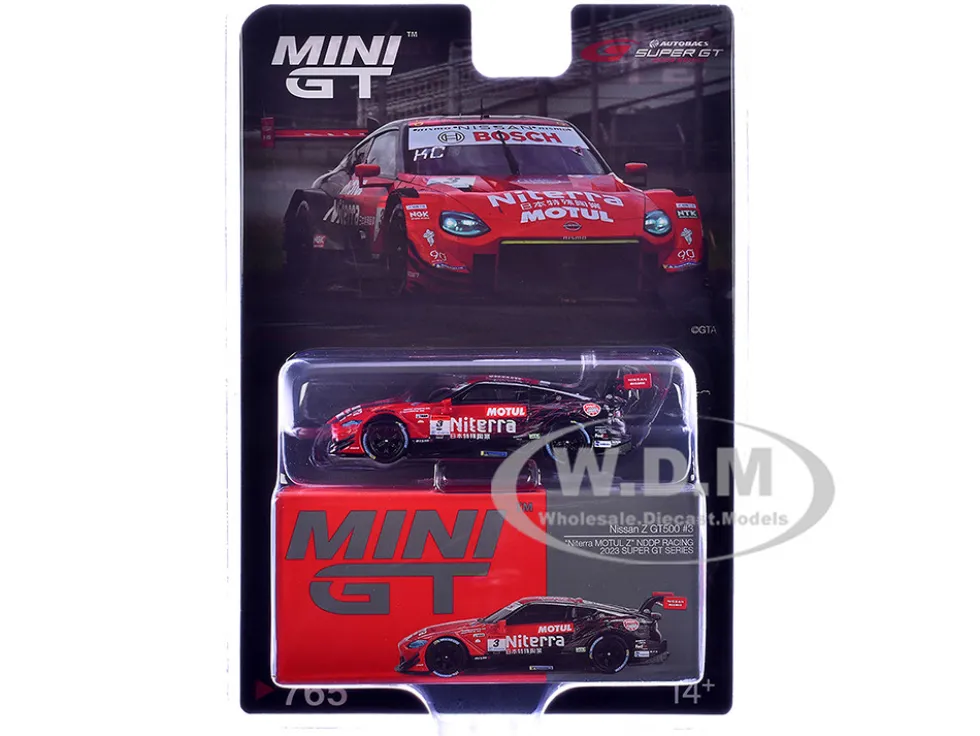 Nissan Z GT500 #3 Katsumasa Chiyo - Mitsunori Takaboshi "Niterra MOTUL Z - NDDP Racing" "Super GT Series" (2023) Limited Edition 1/64 Diecast Model Car by Mini GT