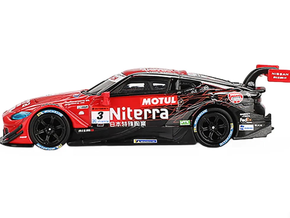 Nissan Z GT500 #3 Katsumasa Chiyo - Mitsunori Takaboshi "Niterra MOTUL Z - NDDP Racing" "Super GT Series" (2023) Limited Edition 1/64 Diecast Model Car by Mini GT