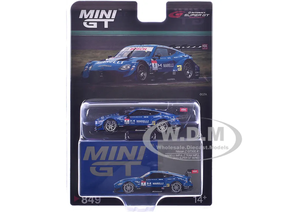 Nissan Z GT500 #1 Kazuki Hiramine - Bertrand Baguette "Team Impul" "Super GT Series" (2023) Limited Edition 1/64 Diecast Model Car by Mini GT