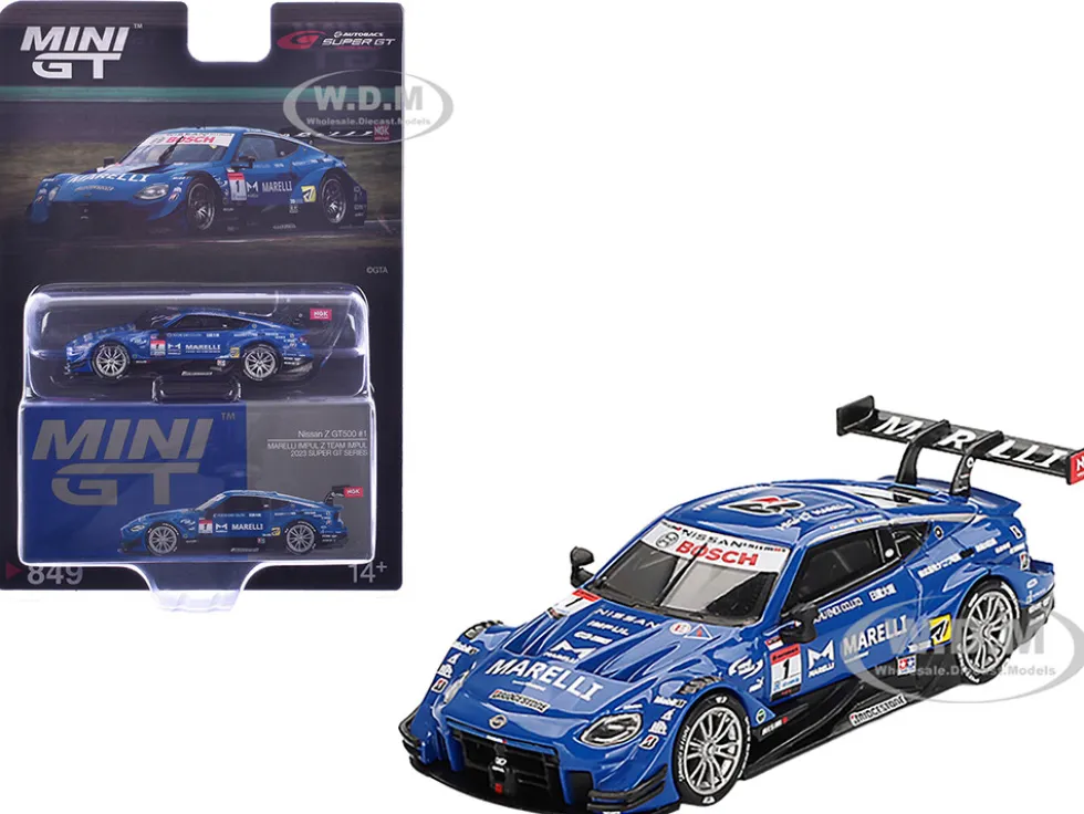 Nissan Z GT500 #1 Kazuki Hiramine - Bertrand Baguette "Team Impul" "Super GT Series" (2023) Limited Edition 1/64 Diecast Model Car by Mini GT