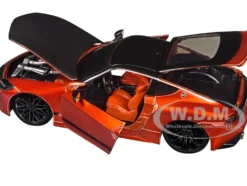 2023 Nissan Z Orange Metallic with Carbon Hood and Black Top 