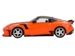 Nissan Z VeilSide FFZ400 Orange with Black Top Limited Edition 1/64 Diecast Model Car by Mini GT