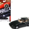 1984 Nissan 300ZX Dark Green Black Stripes Classic Gold Collection Series Limited Edition 12480 pieces Worldwide 1/64 Diecast Model Car Johnny Lightning JLCG029-JLSP243B