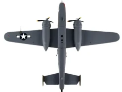 North American B 25J Mitchell Bomber Aircraft Briefing Time United States Air Force 1/100 Diecast Model Airplane Postage Stamp PS5403-5