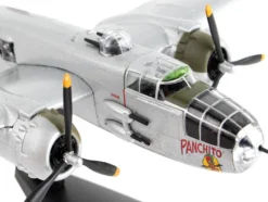 North American B 25J Mitchell Bomber Aircraft Panchito United States Air Force 1/100 Diecast Model Airplane Postage Stamp PS5403-4
