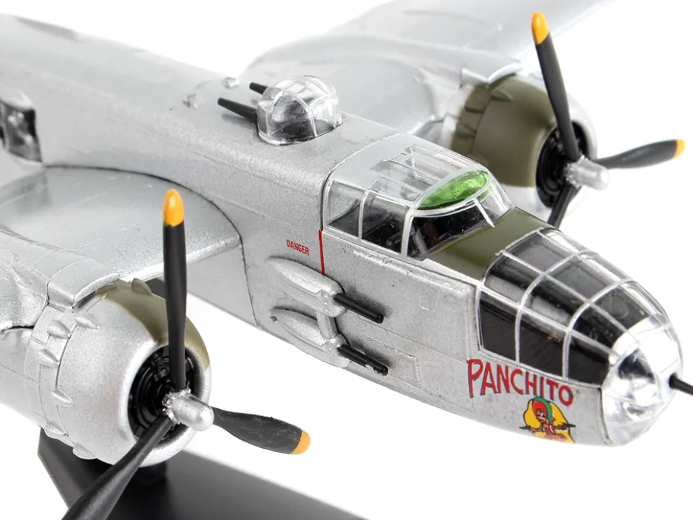 North American B 25J Mitchell Bomber Aircraft Panchito United States Air Force 1/100 Diecast Model Airplane Postage Stamp PS5403-4
