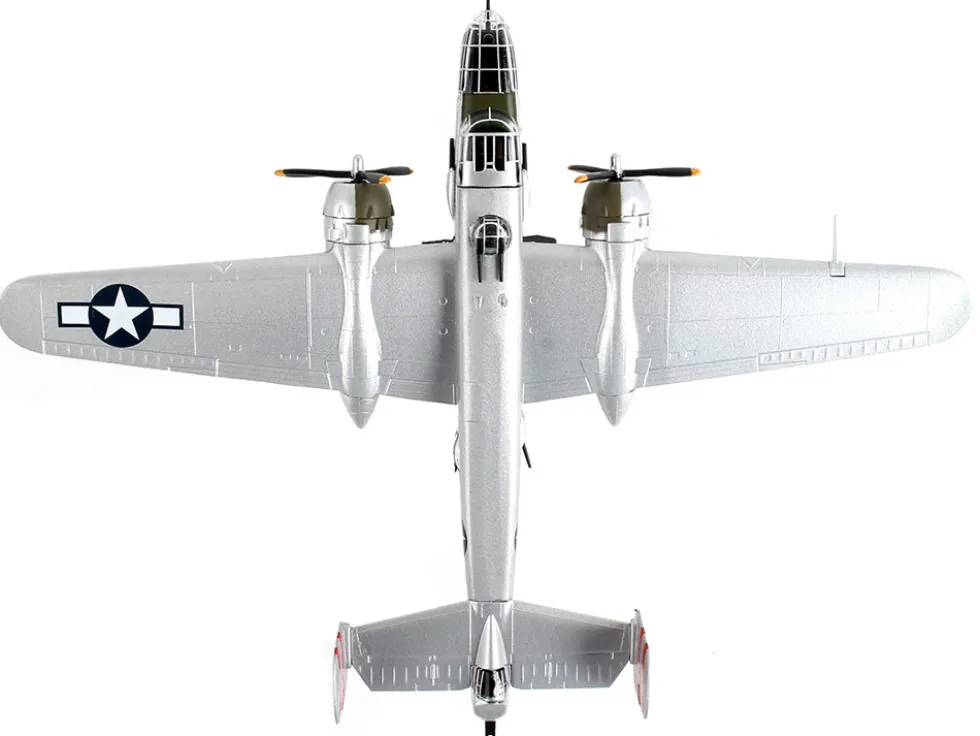 North American B 25J Mitchell Bomber Aircraft Panchito United States Air Force 1/100 Diecast Model Airplane Postage Stamp PS5403-4