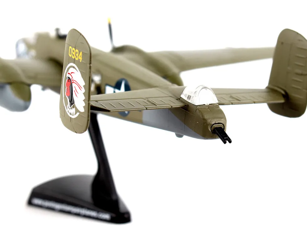 North American B 25J Mitchell Bomber Aircraft Betty s Dream United States Air Force 1/100 Diecast Model Airplane Postage Stamp PS5403-3