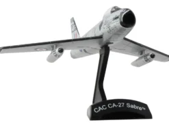North American CAC CA-27 Sabre Fighter Aircraft "Royal Australian Air Force" 1/110 Diecast Model Airplane by Postage Stamp