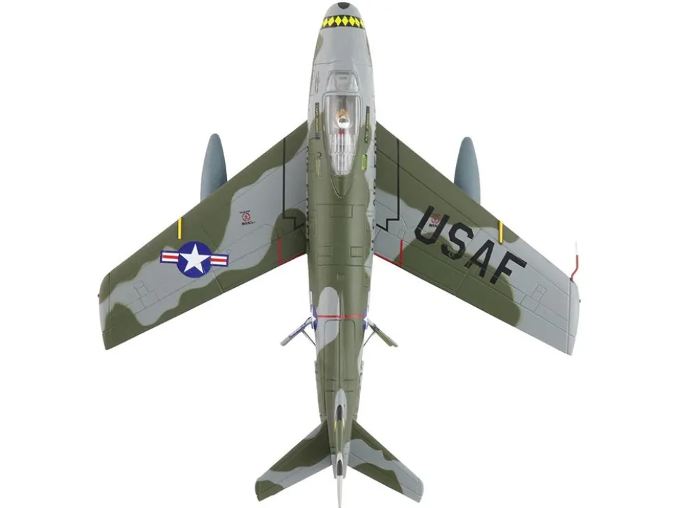 North American F-86F Sabre Fighter Aircraft "25333, 461st Fighter Day Squadron, West Germany" (1955) United States Air Forces in Europe "Air Power Series" 1/72 Diecast Model by Hobby Master