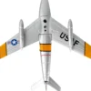 North American F 86F Sabre Fighter Aircraft Mig Mad Marine United States Air Force 1/110 Diecast Model Airplane Postage Stamp PS5361-3