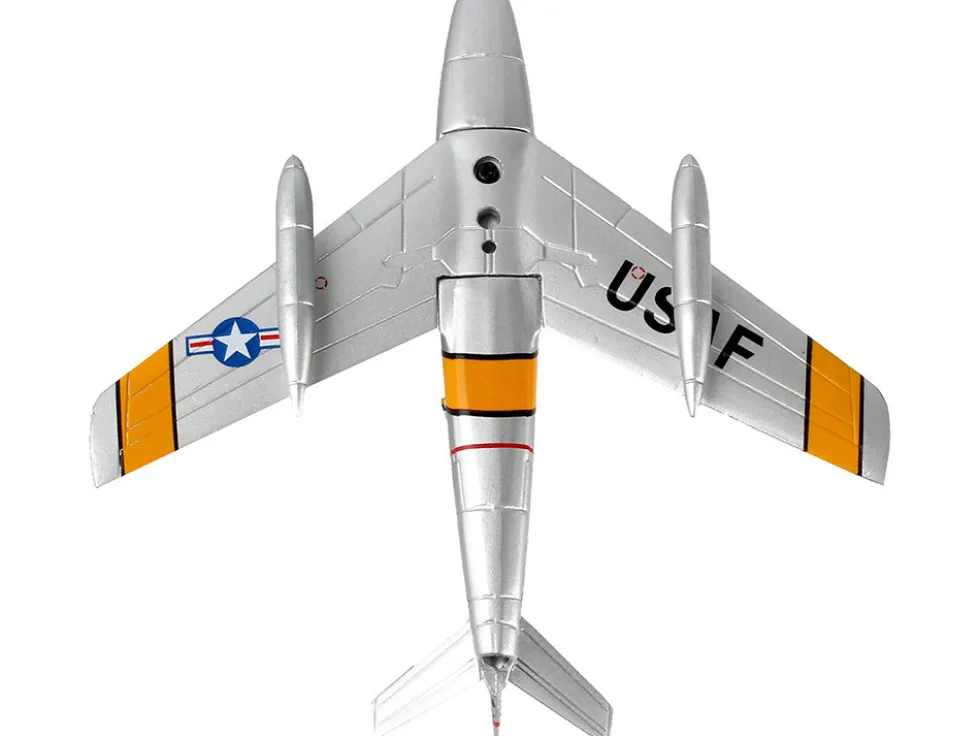 North American F 86F Sabre Fighter Aircraft Mig Mad Marine United States Air Force 1/110 Diecast Model Airplane Postage Stamp PS5361-3