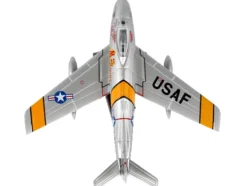 North American F 86F Sabre Fighter Aircraft Mig Mad Marine United States Air Force 1/110 Diecast Model Airplane Postage Stamp PS5361-3