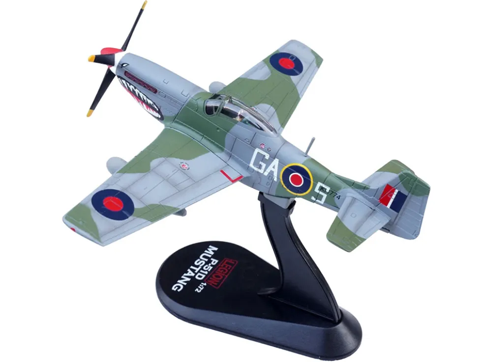 North American Mustang Mk.IV Aircraft "KH774, F/L Ellis Blanchford, No. 112 'Shark' Squadron, 239 Wing, Italy" (1945) Royal Air Force 1/72 Diecast Model Airplane by Legion