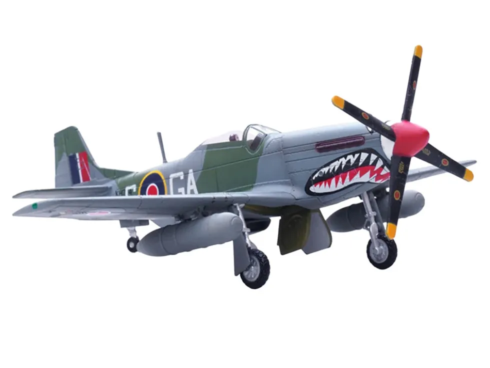 North American Mustang Mk.IV Aircraft "KH774, F/L Ellis Blanchford, No. 112 'Shark' Squadron, 239 Wing, Italy" (1945) Royal Air Force 1/72 Diecast Model Airplane by Legion
