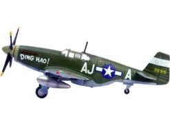 North American P-51B Mustang Aircraft "Ding Hao!, 356th Fighter Squadron, 354th Fighter Group" (1944) United States Army Air Forces 1/72 Diecast Model Airplane by Legion