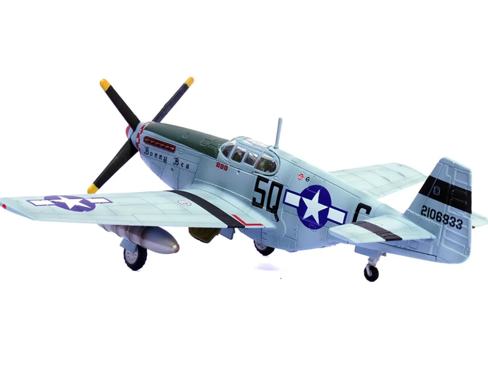North American P-51B Mustang Aircraft "Bonny Bea, 504th Fighter Squadron, 339th Fighter Group" (1944) United States Army Air Forces 1/72 Diecast Model Airplane by Legion