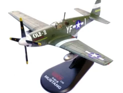 North American P-51B Mustang Aircraft "Ole-II, 358th Fighter Squadron, 355th Fighter Group, Steeple Morden Strafers" (1944) United States Army Air Forces 1/72 Diecast Model Airplane by Legion