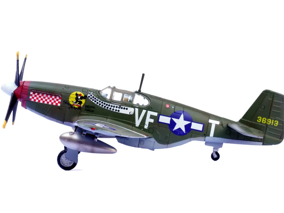North American P-51B Mustang Aircraft "Shangri-La, 336th Fighter Squadron, 4th Fighter Group" (1944) United States Army Air Forces 1/72 Diecast Model Airplane by Legion