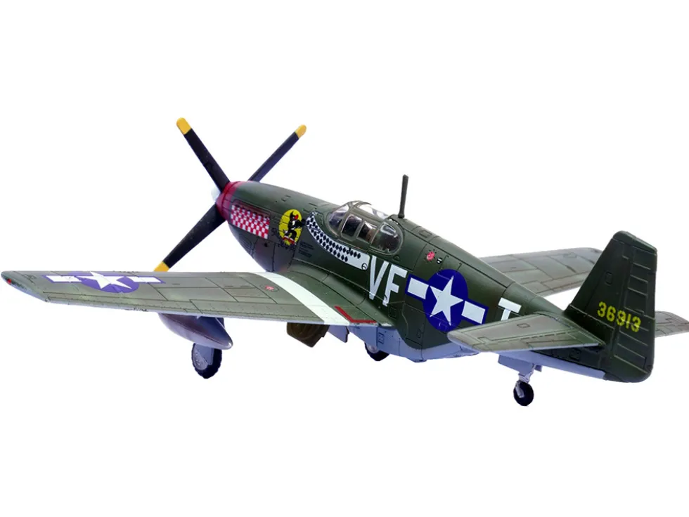 North American P-51B Mustang Aircraft "Shangri-La, 336th Fighter Squadron, 4th Fighter Group" (1944) United States Army Air Forces 1/72 Diecast Model Airplane by Legion